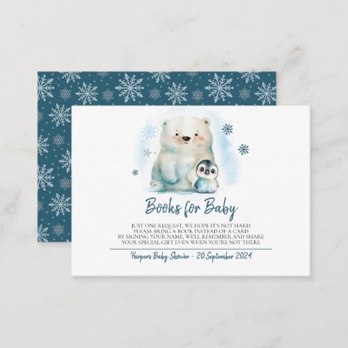 Baby Its Cold Outside Books for Baby Enclosure Card