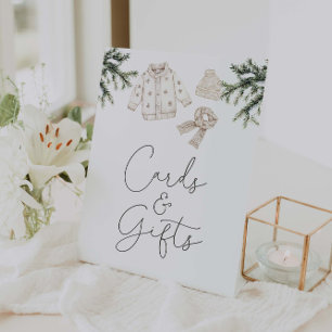 Baby It's Cold Outside Cards And Gifts Pedestal Sign