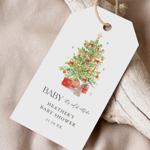 Baby Its Cold Outside Christmas Baby Shower Gift Tags