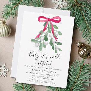 Baby It's Cold Outside Christmas Baby Shower Invitation