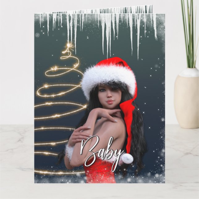 Baby It's Cold Outside Christmas Card (SF 8.5x11) (Front)
