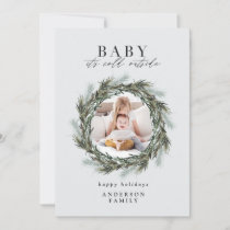 Baby its cold outside Christmas photo Holiday card