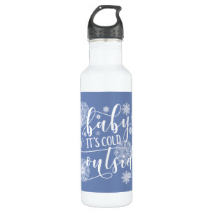 Baby it's Cold Outside Christmas Stainless Steel Water Bottle