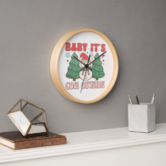 Baby it's cold outside clock
