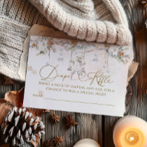 Baby Its Cold Outside Clothest Line Baby Shower Enclosure Card