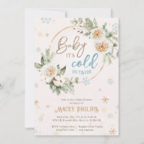 Baby It's Cold Outside Cozy Winter Shower Sprinkle Invitation