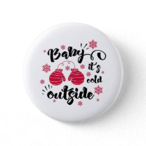 Baby its cold outside cute mittens winter button