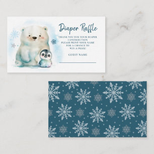 Baby It's Cold Outside Diaper Raffle Enclosure Card