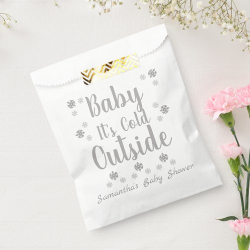 Baby It's Cold Outside Favor Bag