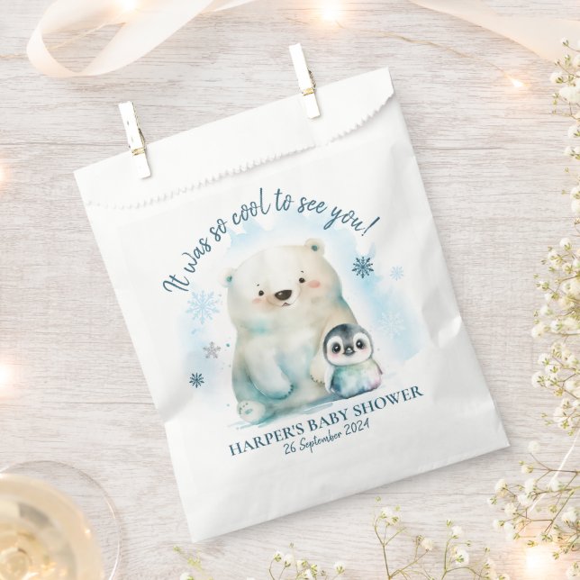 Baby It's Cold Outside Favor Bag (Clipped)