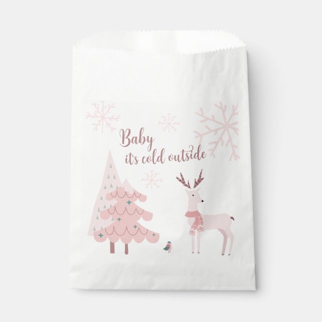 Baby It's Cold Outside Favor Bags (Front)