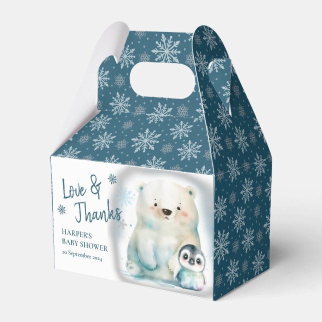 Baby It's Cold Outside Favor Boxes (Front Side)