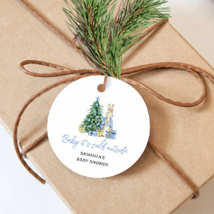 Baby it's cold outside favor tags