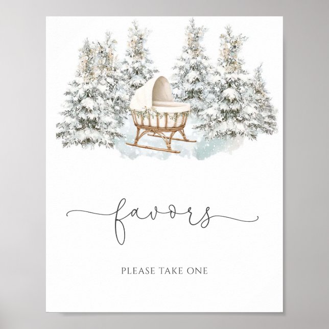 Baby It's Cold Outside favors Poster (Front)