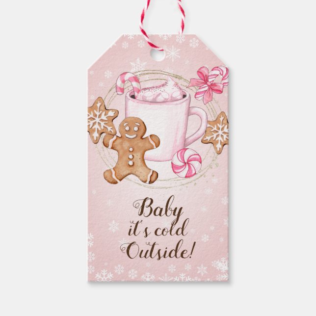 Baby its cold outside gift tag (Front)
