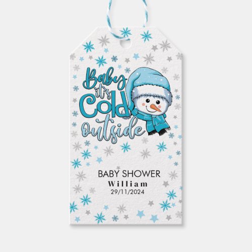 baby its cold outside gift tags