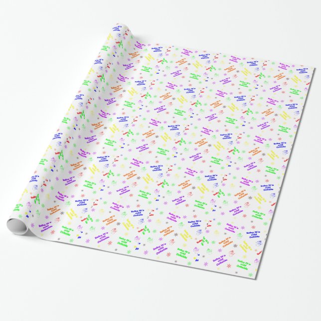 Baby its cold outside Gift Wrap (Unrolled)
