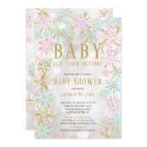 Baby It's Cold Outside Girl or Boy Baby Shower Invitation