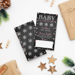 Baby It's Cold Outside Girls Winter Baby Shower Enclosure Card<br><div class="desc">These diaper raffle tickets are perfect for anyone having a baby shower this Christmas time. Simply include these tickets when you send out your matching baby shower invitations, your guests can then fill out their name and bring a pack of diapers (any size) along to the baby shower. As an...</div>