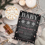Baby It's Cold Outside Girls Winter Baby Shower Invitation<br><div class="desc">Celebrate in style with these trendy baby shower invitations. This design is easy to personalize with your special event wording and your guests will be thrilled when they receive these fabulous invites.</div>