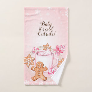 Baby its cold outside hand Towels