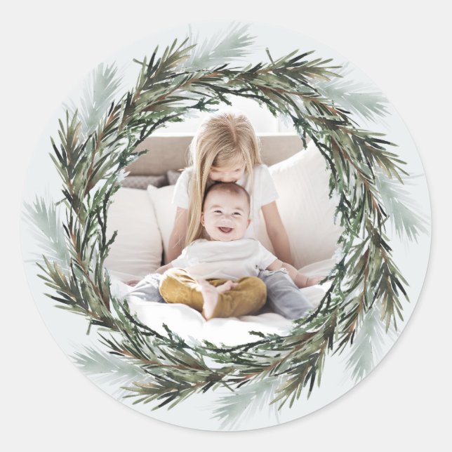 Baby it's cold outside holiday stickers (Front)