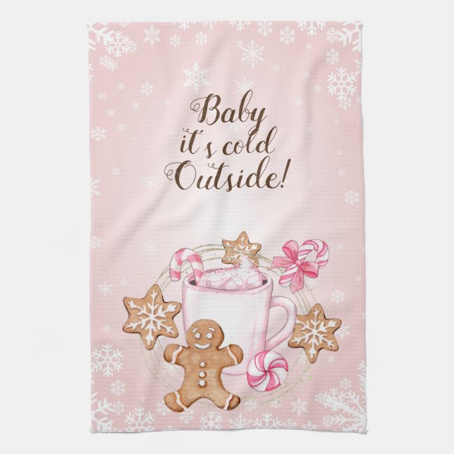 Baby its cold outside Kitchen Towels (Vertical)
