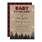 Baby Its Cold Outside Lumberjack Plaid Baby Shower