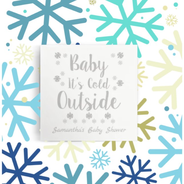 Baby It's Cold Outside Napkins (Creator Uploaded)
