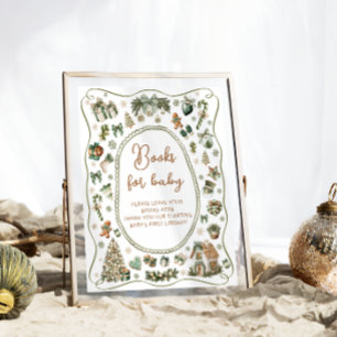 Baby It's Cold Outside Neutral Books for Baby Poster