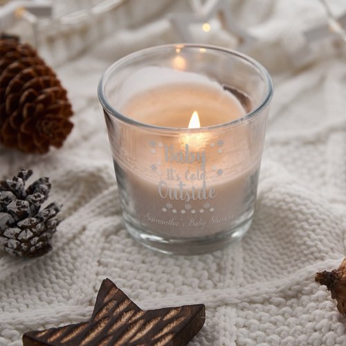 Baby Its Cold Outside Paper Cups Scented Candle