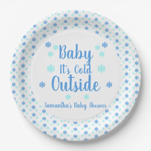 Baby Its Cold Outside Paper Plates