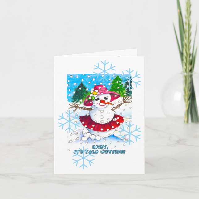 Baby It's Cold Outside! Party Supplies Invitation (Front)