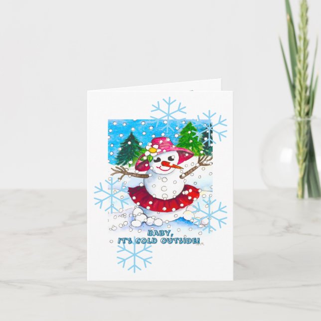 Baby It's Cold Outside! Party Supplies Invitation (Front)