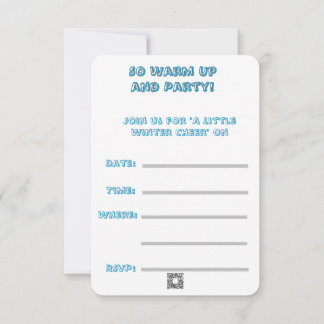 Baby It's Cold Outside! Party Supplies Invitation