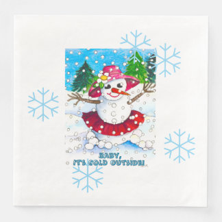 Baby It's Cold Outside! Party Supplies Paper Dinner Napkins