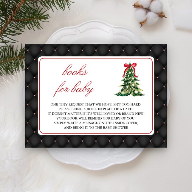 Baby It's Cold Outside Red Bow Book Request Enclosure Card (Creator Uploaded)