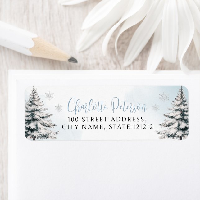 Baby it's Cold Outside Return Address Label (Insitu)