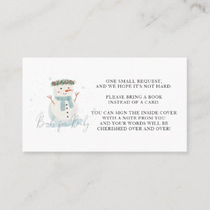 Baby It's Cold Outside Shower Books For Baby  Place Card