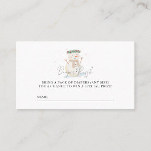 Baby It's Cold Outside Shower Diaper Raffle Ticket