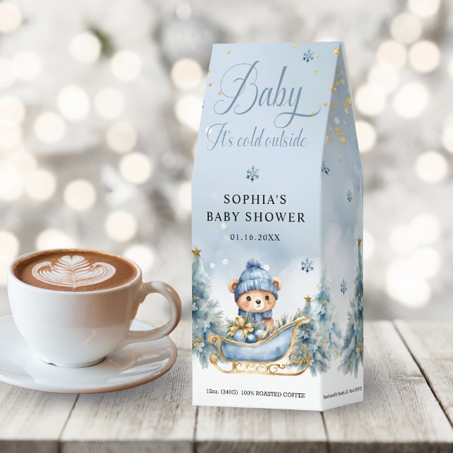 Baby It's Cold Outside Shower Gift Roasted Coffee (Creator Uploaded)
