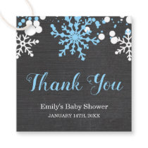 Baby Its Cold Outside Snow Winter Boy Baby Shower Favor Tags