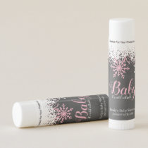 Baby Its Cold Outside Snow Winter Girl Baby Shower Lip Balm