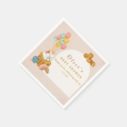 Baby It's Cold Outside Snowflake Baby Shower Napkins