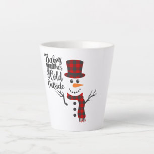 Baby Its Cold Outside Snowman Mug