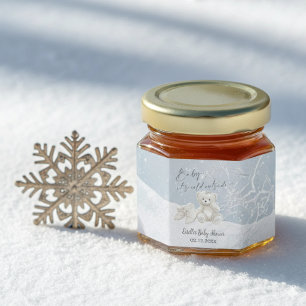 Baby, It's Cold Outside Teddy Bear Sweet Treat Honey Jar Favors