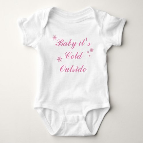 Baby its Cold Outside Tutu Bodysuit in white