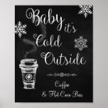 Baby It&#39;s Cold Outside Wedding Sign at Zazzle