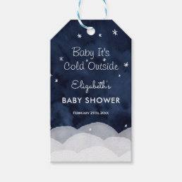 Baby It&#39;s Cold Outside Whimsical Baby Shower   Gift Tags