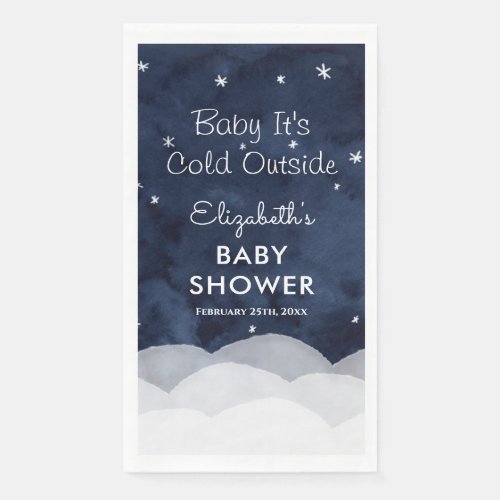 Baby Its Cold Outside Whimsical Baby Shower  Paper Guest Towels